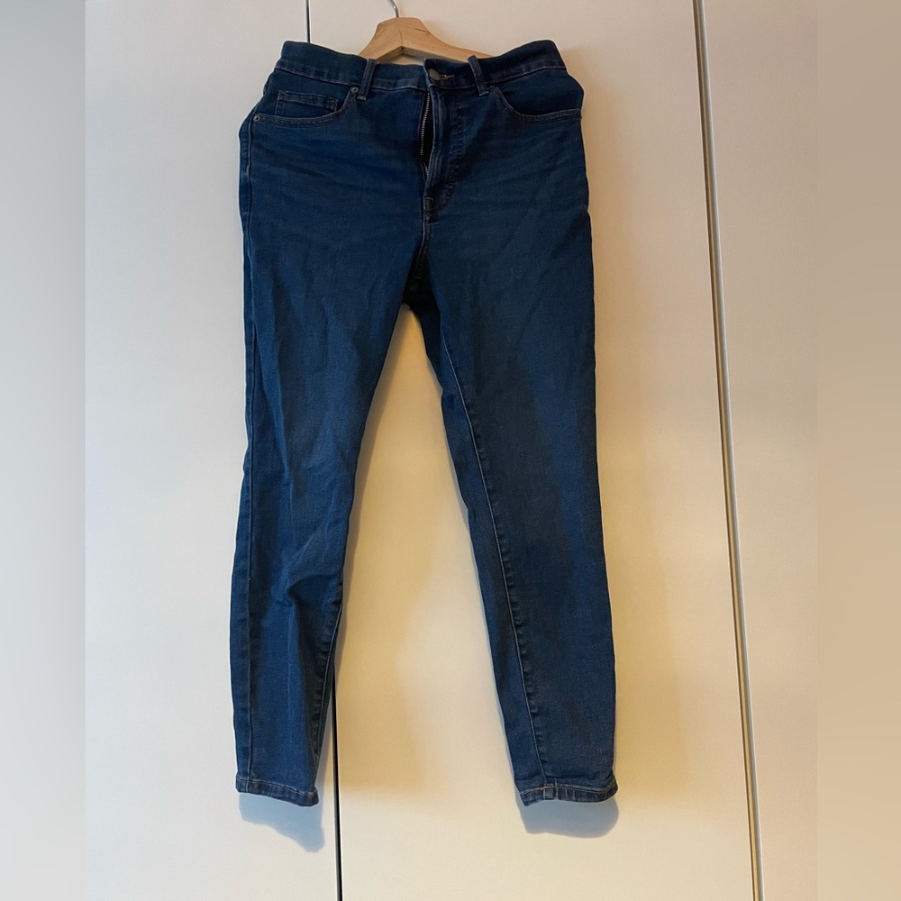 Everlane Authentic Stretch High-Rise Skinny Ankle Jean
